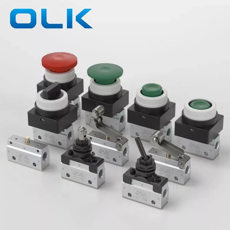 CM3 2-Position 3-Way Mechanical Button Valves