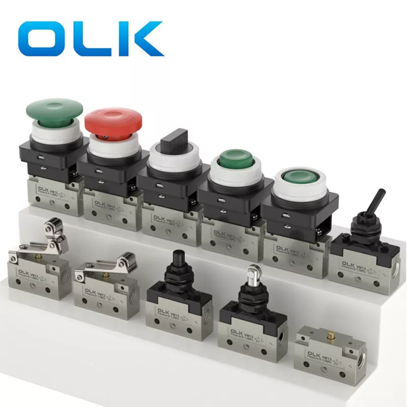 VM130 VM131 စက်မှု Valve 3way ဘက် Port