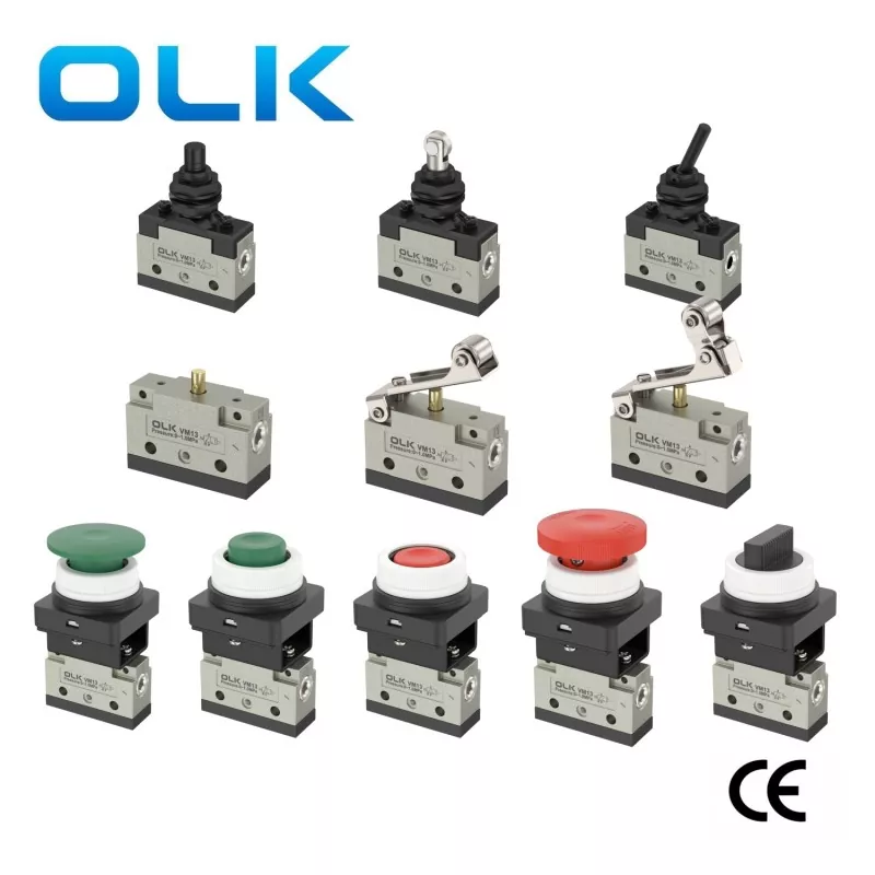 VM132 VM133 စက်မှု Valve 3way အောက်ခြေ port